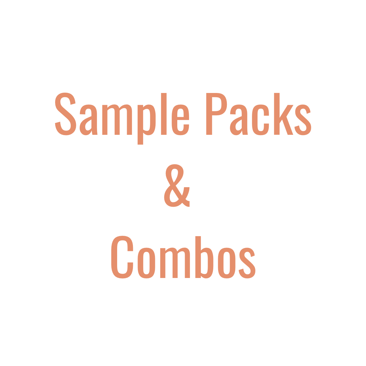 Sample Packs & Combos